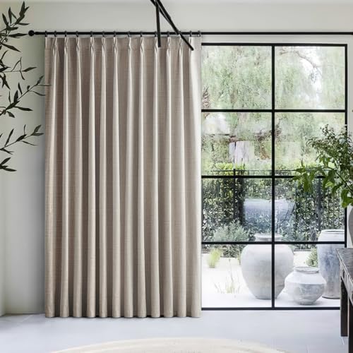 Pinch Pleated Floor to Ceiling Curtains 9ft (2 Count)