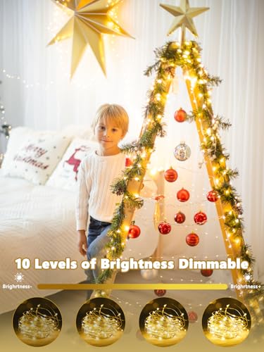 3 PK 78FT 240LED Fairy Lights Battery Operated with Timer Remote Warm White (3 Count)