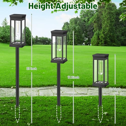 8 Pack Solar Pathway Lights Outdoor (8 Count)