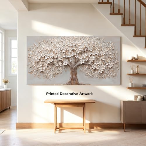 Canvas Wall Art Decor Prints Botanical Wall Art Pictures for Living Room Modern Large Tree of Life Wall Art Prints Artwork for Walls Bedroom Office Decor 24" X 48"Printed Decorative Painting