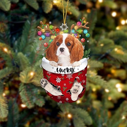 Cavalier King Charles Spaniel 1 Dog Christmas Ornament