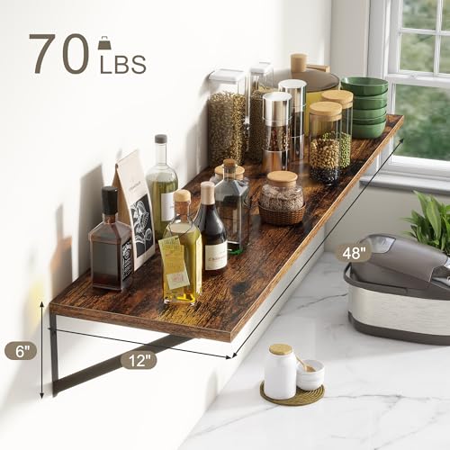 12 Inch Deep Floating Shelves