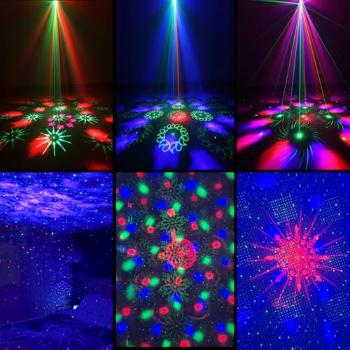 Party Lights Starry Sky Projector Ocean Wave Projector 3 in 1