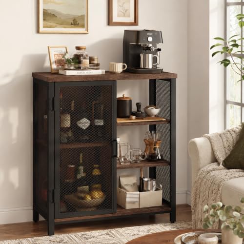 Coffee Bar Cabinet for Home Liquor