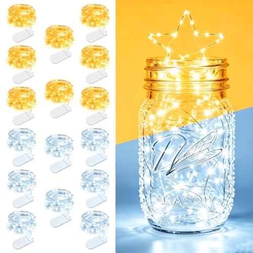 16 Pack Fairy Lights Battery Operated (16 Count)