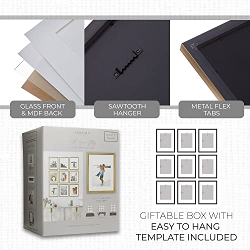 9 Piece Gallery Wall Frame Set (9 Count)