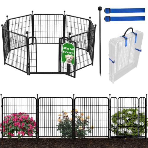 32in Tall Garden Fence