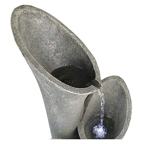 Faux Stone Patio Water Fountain 33 1