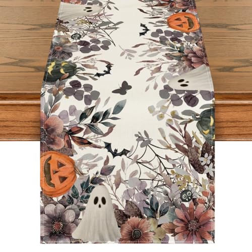 210 GSM Halloween Table Runner Home Party Decor 13x60 Inch
