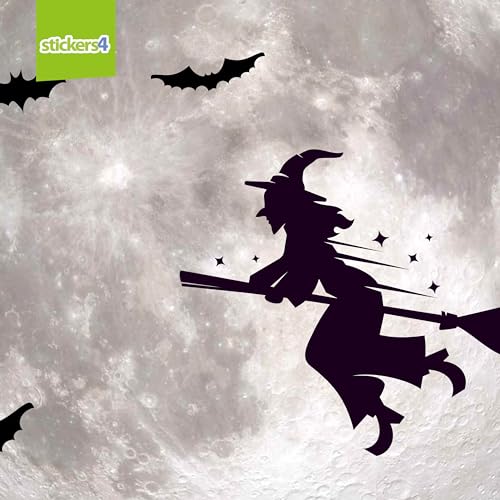 16" x 16" Halloween Large Full Moon Window Cling