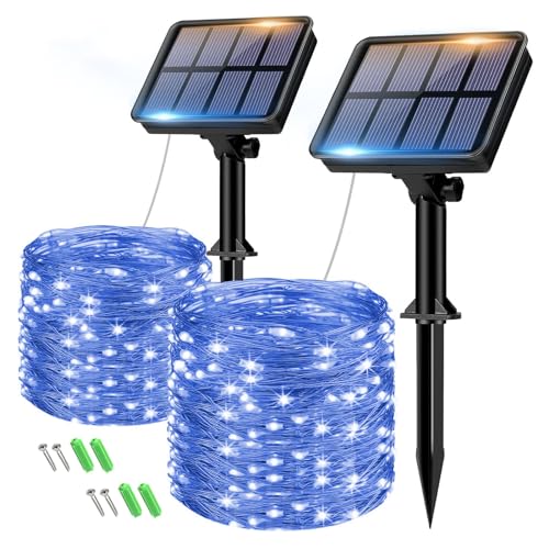 2 Pack Solar String Lights Outdoor (2 Count)