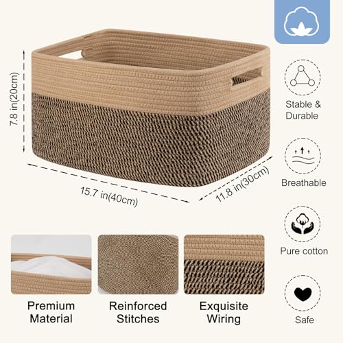 4 Pack Storage Baskets for Organizing (4 Count)