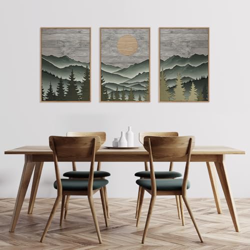 Mountain Framed Canvas Wall Art