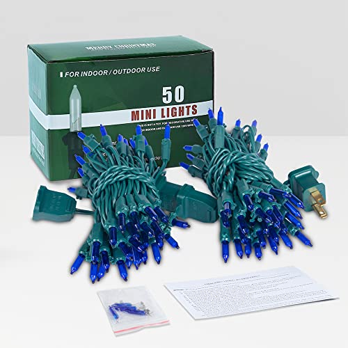 Blue Christmas Lights