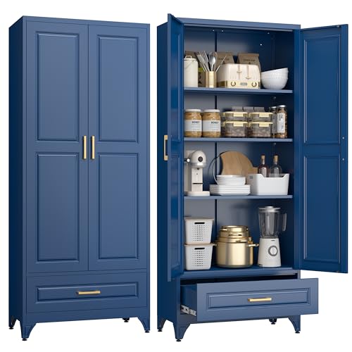 75" Kitchen Pantry Cabinet