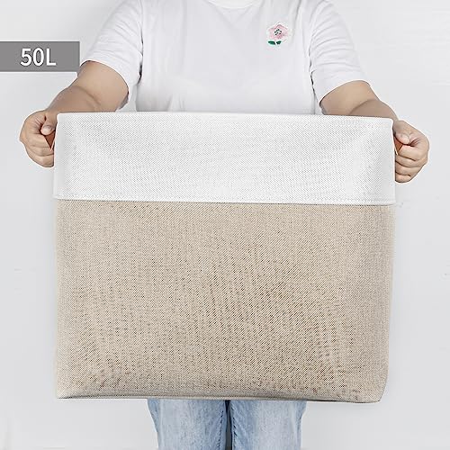 Large Fabric Storage Baskets (3 Count)