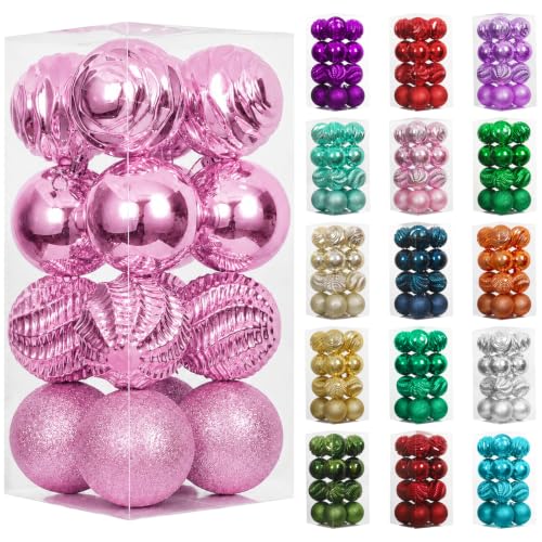 16ct Christmas Balls Ornaments Set (24 Count)