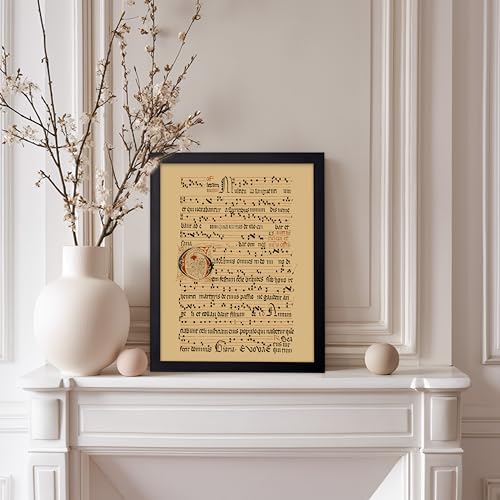 Vintage Hymnal Poster