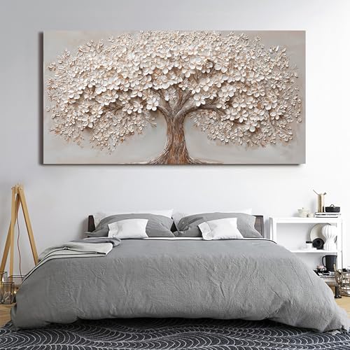 Canvas Wall Art Decor Prints Oversized Wall Art Pictures for Living Room Modern Large Tree of Life Wall Art Prints Artwork for Walls Bedroom Office Decor 29" X 58" Printed Decorative Painting