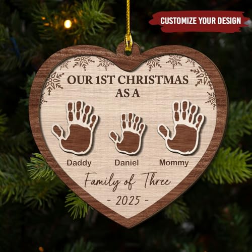 Custom Family Christmas Ornament