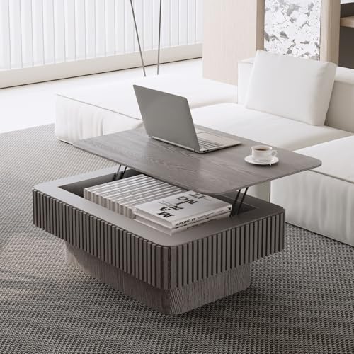 Lift Coffee Table with Storage & Adjustable Height