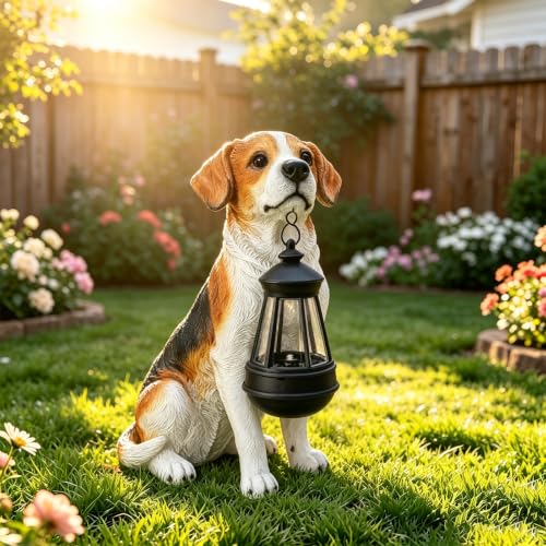 Garden Dog Statues Decor