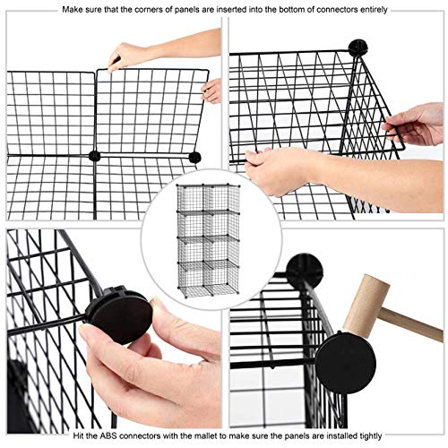Wire Cube Storage (8 Count)