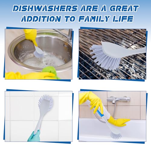 10 Pcs Kitchen Scrub Dish Brush Bulk