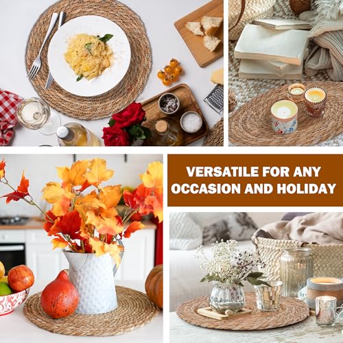 Defined Deco Woven Placemats Set of 6 (6 Count)