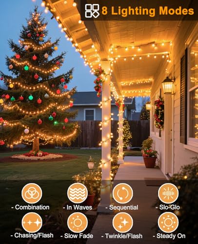 157FT 480 LED Christmas Lights Outdoor