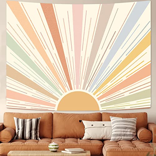 Boho Sun Tapestry Wall Hanging