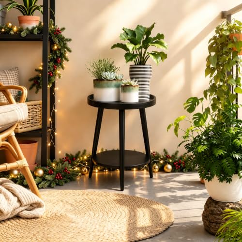 Black Side Table