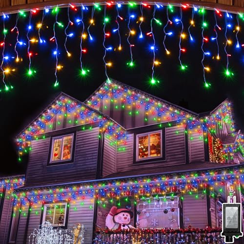 810 LED 82FT Christmas Icicle Lights