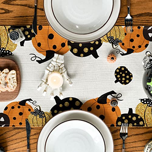 210 GSM Halloween Table Runner Home Party Decor 13x90 Inch