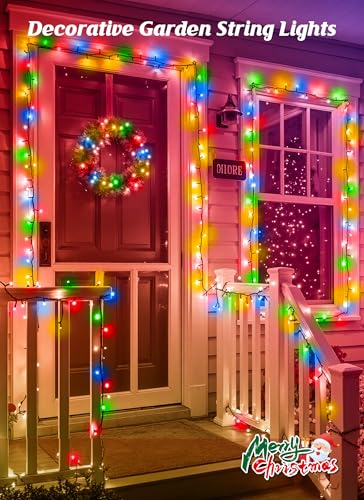 4 Pack Solar Christmas String Lights Outdoor (288 Foot)