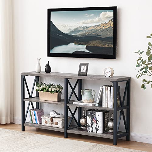 Sofa Table Grey Console Table for Living Room