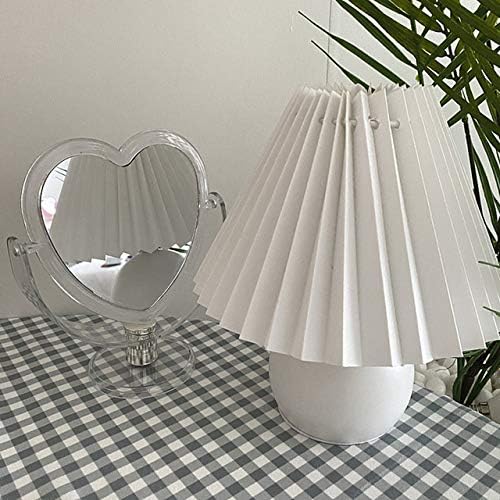 1Pc Acrylic Double Side Makeup Mirror Cute Heart Shaped Cosmetic Mirror
