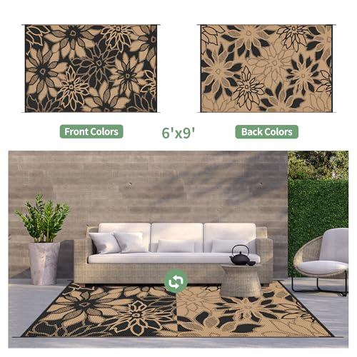 Outdoor Rug Waterproof Plastic Rugs for Patio