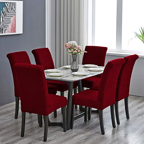 Stretch Chair Covers for Dining Room Set of 2