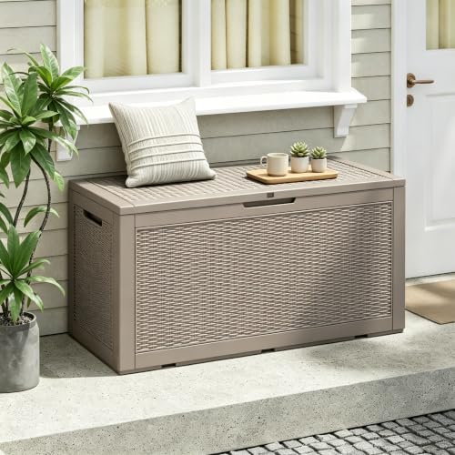 110 Gal Outdoor Storage Box Waterproof Lockable