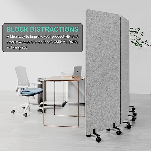 66in 3 Panel+3 Panel Soundproof Room Divider