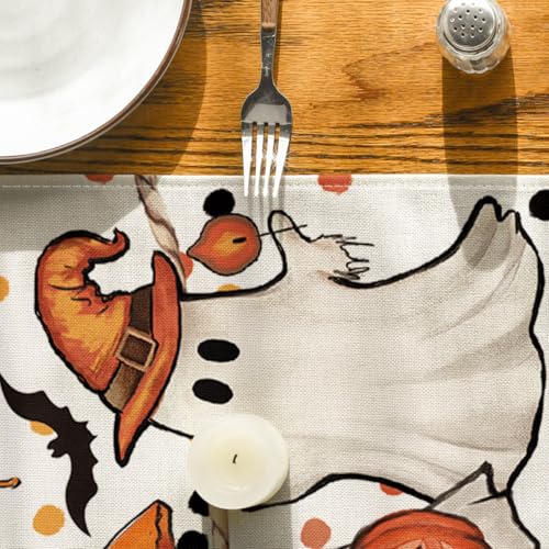210 GSM Halloween Table Runner Home Party Decor 13x60 Inch (5.42 Sq Ft)