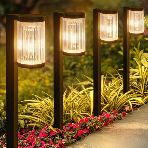 Solar Pathway Lights Outdoor (6 Count)