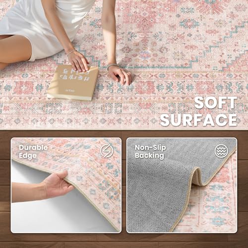 Pink Rugs for Bedroom (24 Sq Ft)