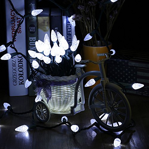 Upgrade Faceted C5 LED String Lights (100 Count)