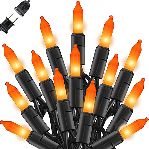 Orange Halloween Mini Lights