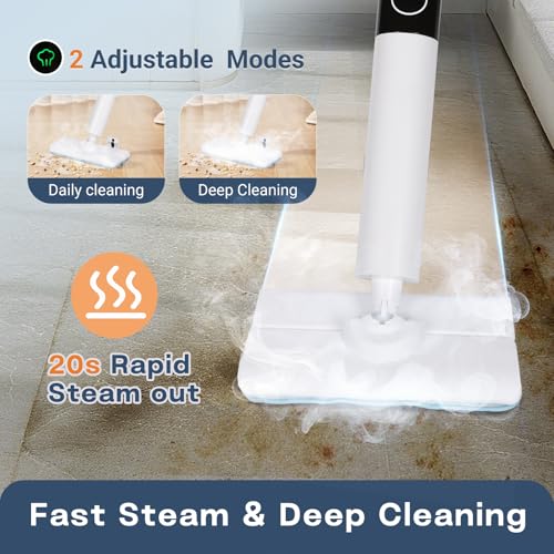 Steam Mop Detachable Handheld Steam Cleaner for Home