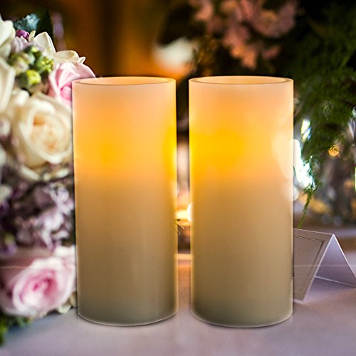 Real Wax Flickering Flameless Candles Battery Operated