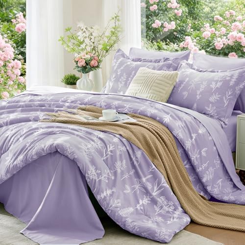 Lavender Purple Full Comforter Set