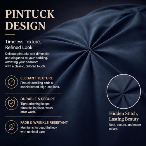 King Size Comforter Set Navy